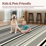 Dynamic Striped Modernist Approach(Black)