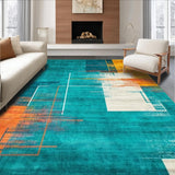 Artistic Multicolor Swirl Motif(Blue)