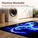Enchanting Celestial Wildlife Motif(Blue)