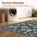 Charcoal Vintage Floral Motif(Black)