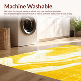 Elegant Light Yellow Tiled Design(Yellow)