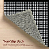 Chic Black and White Spiral Design(Black)