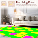 Charming Colorful Checkered Aesthetic(Green)