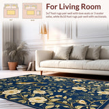 Cozy Rustic Floral Accents(Blue)