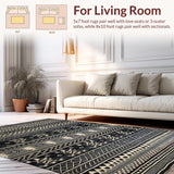 Artful Monochrome Linear Arrangement(Black)