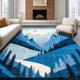 Dreamy Light Blue Rustic Appeal(Blue)