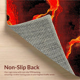 Contemporary Flame Inspired Artwork(Red)