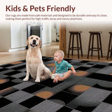 Ultra Soft Area Rug, Non Slip, Stain Resistant, Washable Area Rugs for Living Room, Bedroom, Elegant Earthy Animal Print Aesthetic(Brown)