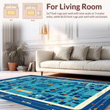 Lively Children Playful Terrain(Blue)