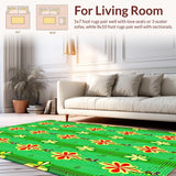 Whimsical Green Botanical Charm(Green)