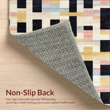 Chic Bow Motif Elegant Decorative Bathmat Aesthetic Home Accent(Beige)