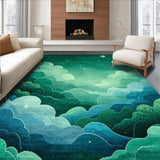 Whimsical Celestial Dreamscape Design(Green)
