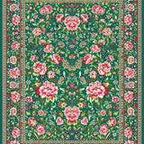 Artistic Maximalist Bloom Motif(Green)
