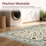 Ultra Soft Area Rug, Non Slip, Stain Resistant, Washable Area Rugs for Living Room, Bedroom, Transitional Cozy Animal Patterns(Beige)
