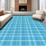 Elegant Minimalist Check Motif(Blue)