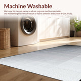 Ultra Soft Area Rug, Non Slip, Stain Resistant, Washable Area Rugs for Living Room, Bedroom, Cozy Plush Shaggy Elegance(Gray)