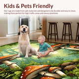 Vibrant Abstract Woodland Imagery(Green)