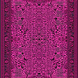 Ultra Soft Area Rug, Non Slip, Stain Resistant, Washable Area Rugs for Living Room, Bedroom, Eclectic Wild Texture with Modern Lines(Pink)