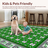 Elegant Eucalyptus Leaf Motif(Green)