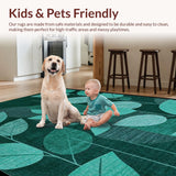 Contemporary Abstract with Blue Tones(Green)