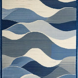 Whimsical Curvy Jute Arrangement(Blue)