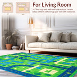 Bright Playful Interactive City Map(Green)