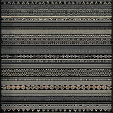 Cozy Minimalist Patterned Mat(Black)