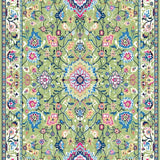 Colorful Retro Patterned Motif(Green)