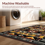Modern Tribal Motif with Bold Contrast(Red)