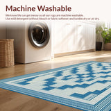 Bold Diamond Design in Cool Tones(Blue)