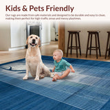 Chic Nature Inspired Geometric Layout(Blue)