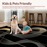 Bold Artistic Geometric Fusion(Black)