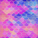 Enchanting Oceanic Scale Motif(Pink)