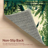 Rustic Botanical Jungle Scene(Green)