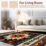 Sophisticated Black and White Ethno Design(Red)