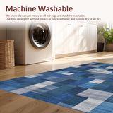 Artistic Multitonal Geometric Layout(Blue)