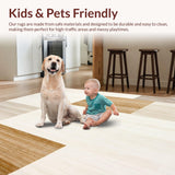 Beige Light Brown Shade Solid Color Patio(Beige)