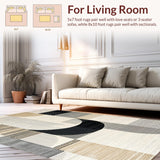 Contemporary Abstract Curvilinear Aesthetic(Beige)