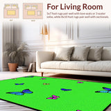 Delicate Leafy Green Butterfly Aesthetic(Green)