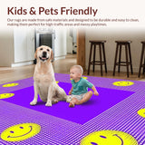 Eclectic Playful Smiling Motif(Purple)