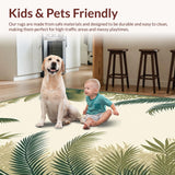 Contemporary Green Flourish(Beige)