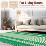 Cozy Earthy Tones with Lattice Design(Green)