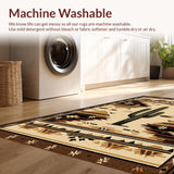 Vintage Cowboy Desert Scene(Beige)
