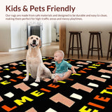 Chic Monochrome Text Statement(Red)