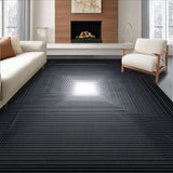 Elegant Fluffy Vortex Optical Art(Black)