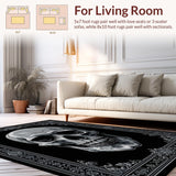 Eerie Monochrome Patterned Decor(Gray)