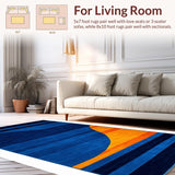 Trendy Orange and Blue Fusion(Blue)