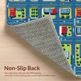 Whimsical Urban Exploration Mat(Blue)