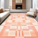 Contemporary Vibrant Geometric Design(Pink)