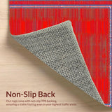 Eclectic Brightly Colored Body Motif(Red)